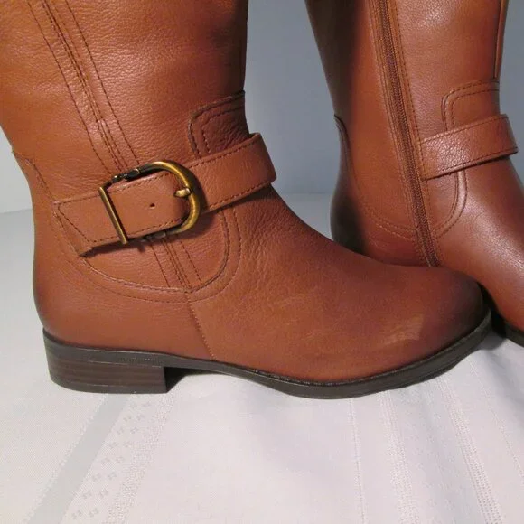 Naturalizer Leather Jaya Wide Calf Riding Boot NWT Sz 6 - Picture 10 of 13